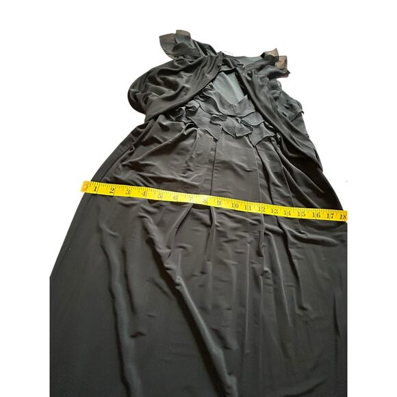 Elie Tahari Black Ruffle Cocktail Dress - Picture 9 of 15